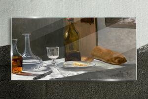 Üvegkép Csendélet a Monet palackgal