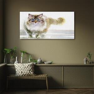 Üvegkép Modern állat macska