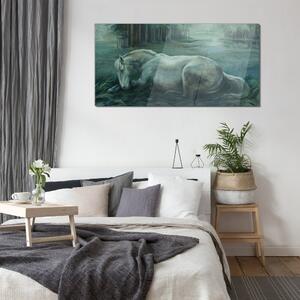 Üvegkép Erdei ló vadvilág