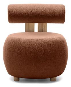 Barna design fotel HANNA, tölgy Now or never 54
