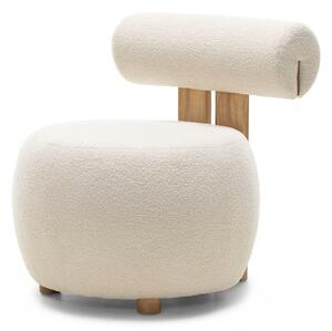 Krém design fotel HANNA, tölgy Now or never 03