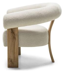Krém design fotel KOKEI, tölgy Now or never 03