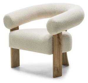Krém design fotel KOKEI, tölgy Now or never 03