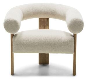 Krém design fotel KOKEI, tölgy Now or never 03