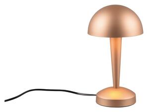 Rézszínű LED asztali lámpa (magasság 26 cm) Canaria – Trio