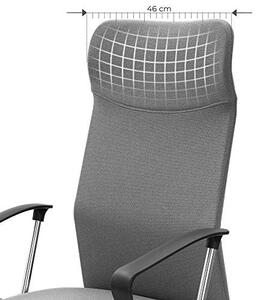 Irodai szék Songmics, szürke, 63x63x(110-120) cm