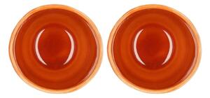 Narancssárga agyagkerámia eszpresszó bögre szett 2 db-os 80 ml Styles – Villa Collection