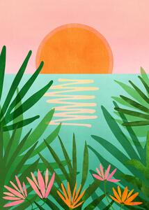 Illusztráció Tropical View, Kristian Gallagher