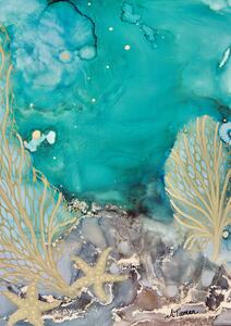Illusztráció Turquoise Waters No2, Amy Tieman