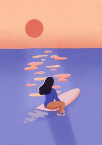 Illusztráció Surf, Aurore Leprivey