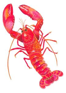 Illusztráció Patterned Lobster, Isabelle Brent