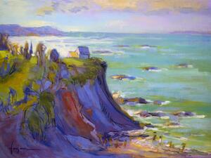 Illusztráció Colorful cliff, Dorothy Fagan