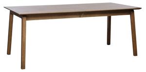 Bővíthető étkezőasztal tölgyfa dekoros asztallappal 95x190 cm Baro – Unique Furniture