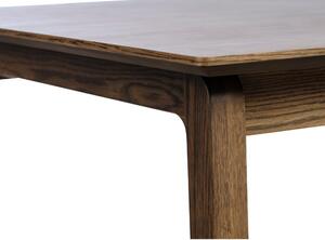 Bővíthető étkezőasztal tölgyfa dekoros asztallappal 95x190 cm Baro – Unique Furniture