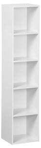 Fehér könyvespolc 30x24x132 cm Cube – Casa Selección