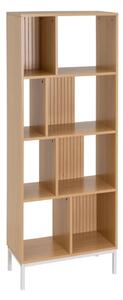 Natúr színű gyerek könyvespolc tölgyfa dekorral 63x159 cm Mid-Lines – Casa Selección