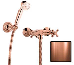 Zuhany csaptelep Paffoni Ricordi zuhanyszettel együtt 150 mm Réz IR168DRM