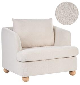 Fotel RATTVIK Buklé Törtfehér