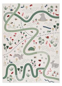 Krémszínű gyerek játszószőnyeg 123x180 cm Garden Life – Nattiot