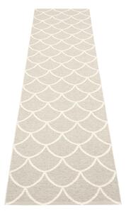 Krémszínű kültéri-beltéri futószőnyeg 70x300 cm Kotte Linen – Pappelina