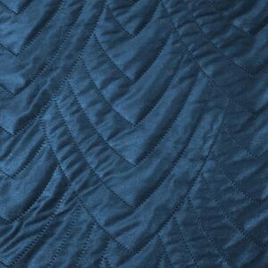 Ágytakaró szett bársony, kék 220x240