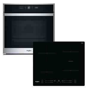 Whirlpool WOI4S8CM1SXA Beépíthető sütő + Whirlpool WB S2560 NE Beépíthető indukciós főzőlap