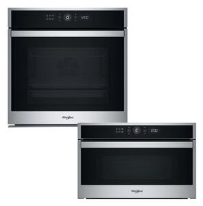 Whirlpool WOI4S8CM1SXA Beépíthető sütő + Whirlpool WMD44MX Beépíthető mikrohullámú sütő