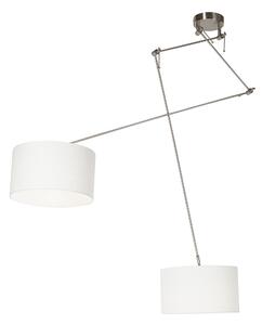 Okos függőlámpa acélból árnyékolóval 35 cm fehér, 2 db Wifi A60 - Blitz