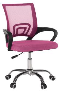 KONDELA Irodai szék, rózsaszín/fekete, DEX 3 NEW