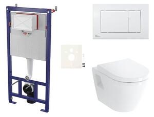 Fali WC szett SAT előtétfalas szereléshez + VitrA Integra WC SIKOSSINTBO20K