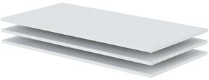 BERNO polcok, 200 cm | Fehér