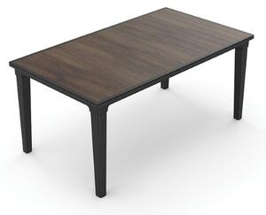 Zahradní stůl Keter Deco Futura 160 walnut / grafit