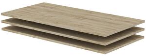 BERNO polcok, 200 cm | Jackson hickory tölgy