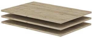 BERNO polcok, 150 cm | Jackson hickory tölgy