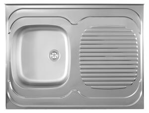 Metalac Standard L Csepegtetőtálcás Inox Mosogató