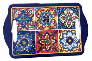 Mediterrán Mosaico színes vágódeszka – 22 × 14 cm