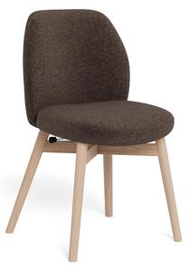 Szék Norsica 1097, 85x50x56cm, Barna, Világos tölgy, Tölgy