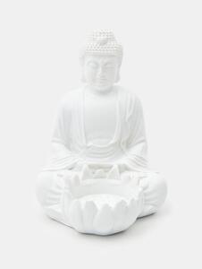 Sinsay - Tealight gyertyatartó Buddha-figurával - fehér