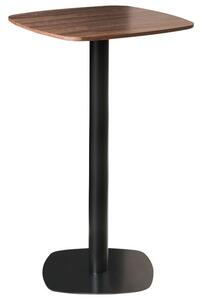 Bárasztal MORELLA Fekete/sötétbarna 60 cm 60 cm