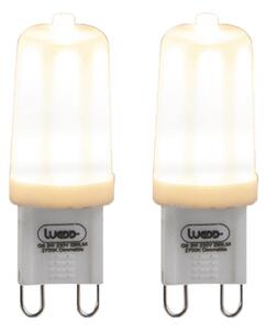 2 db G9 szabályozható LED izzó készlet 3W 280lm 2700K
