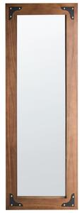 Falitükör BLOSVILLE 58 cm 164 cm Fenyőfa Barna