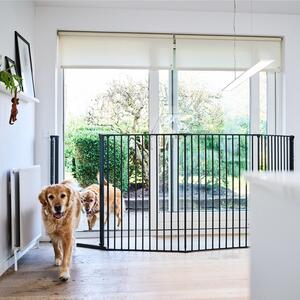 DogSpace Rocky L extra magas (105 cm) kutyarács, fekete