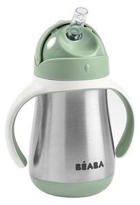 Beaba Beaba - Hőszigetelt bögre szívószállal 250 ml zöld FBB0006