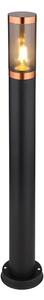 Globo Globo 31588BC - Kültéri lámpa BOSTON 1xE27/23W/230V IP44 80 cm fekete/réz GL7898