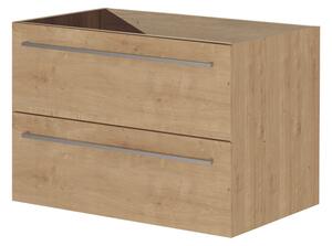 Mereo, Mereo Bino, fürdőszoba szekrény 80 cm, Arlington tölgy, MER-CN621SN