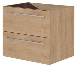 Mereo, Mereo Bino, fürdőszoba szekrény 60 cm, Arlington tölgy, MER-CN620SN