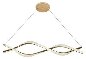 Toolight Toolight, LED függeszték 95cm, 2800lm, G033-CP, fényes arany, OSW-06300