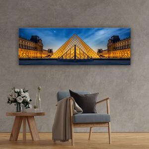 120x50 cm Párizs Louvre vászonkép