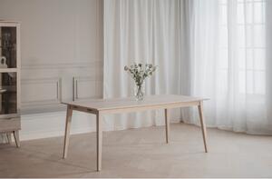 Filippa matt lakkozott tölgyfa étkezőasztal, 180 x 90 cm - Rowico
