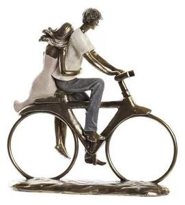 Dekorációs Figura Biciklis Pár